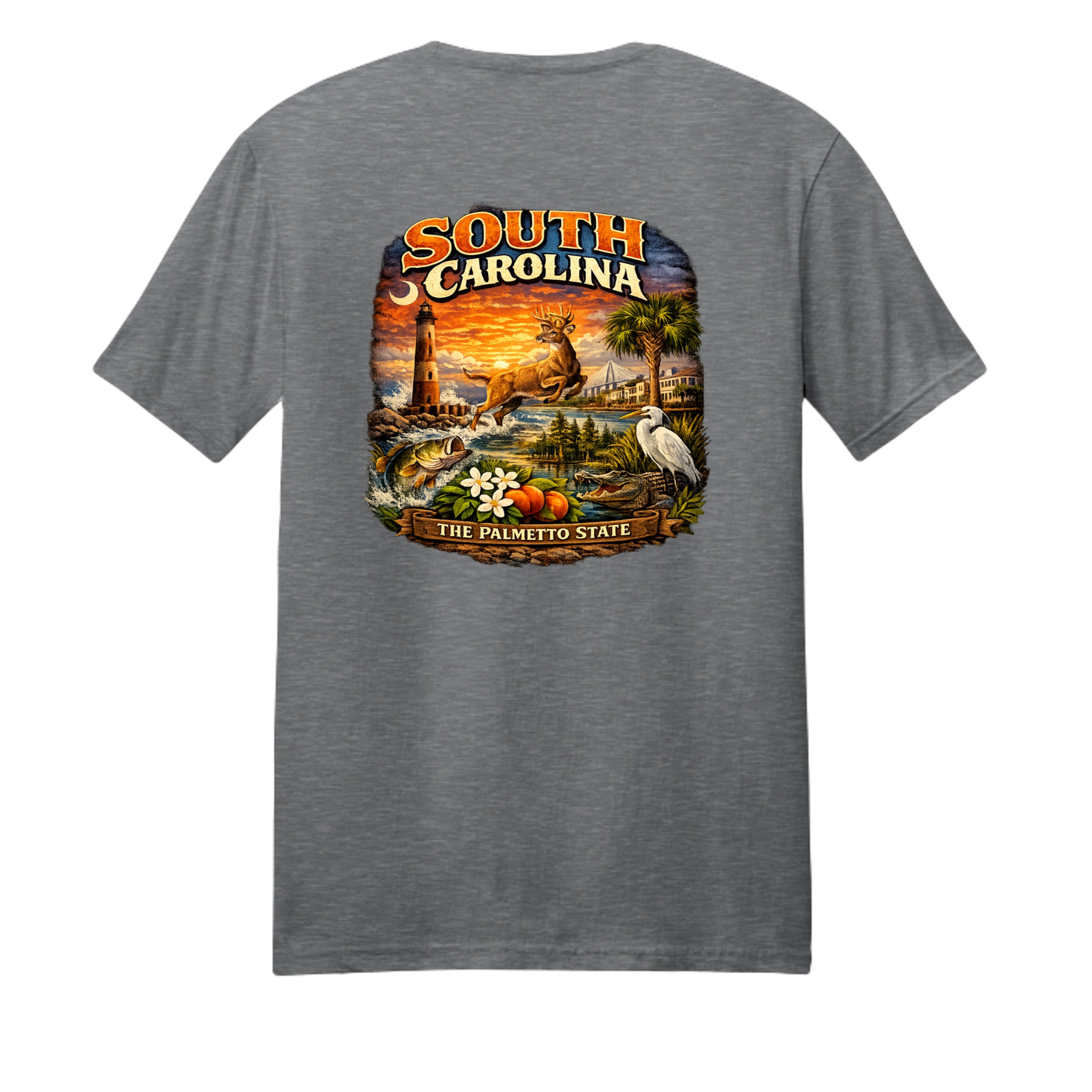Graphite Heather - 3000 - BACK